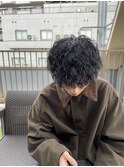 波巻きパーマ/マッシュ