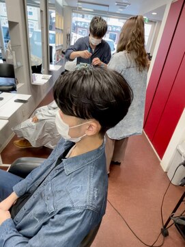 美容室シンプル ウィン(Simple Win) メンズセンターパート