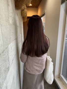 ミルヘアデザイン(mil hair design) ピンクブラウン