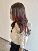 レッドブラック逆グラデーション