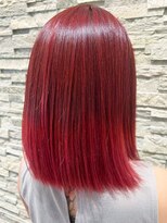 ヘアーレナータ 八王子(HAIR RENATA)&nbsp;20代30代40代髪質改善カラーレッドブラウン艶感ロブヘアー