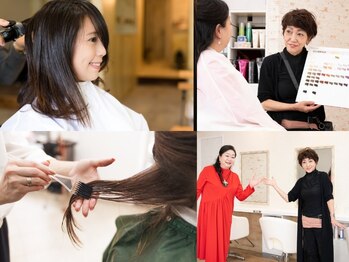 アール 志茂店(R)の写真/【女性スタイリストだけのサロン】相談しやすい癒しのお店♪楽しくお喋りも◎静かにリラックスするのも◎