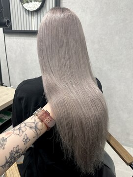 ロウル 渋谷(LOWRL) ホワイトグレージュ/シールエクステ60枚