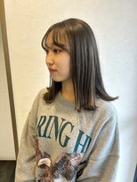 ヘアスペースブルーム エボリューション 庄内店(HAIR SPACE BLOOM evolution) 【庄内店/カラー】 透明感カラー20代30代40代 ×セミロング