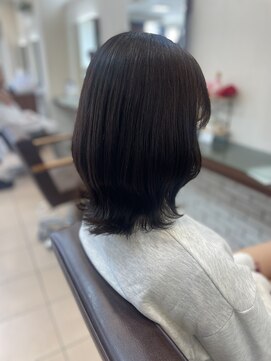 ヘア ルミナス バイ フォルテ(HAIR LUMINAS by FORTE) グレージュ/ラベンダー/くびれヘア/艶髪