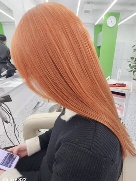 エニフォーイーストハム(Eni for eastham) ペールオレンジ/ブリーチ/ハイトーン/うる艶