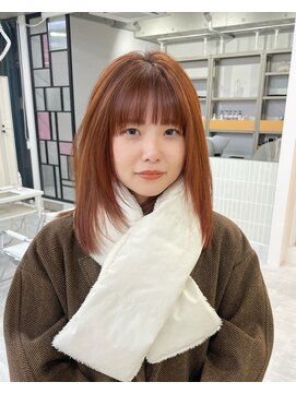 ネウィ 国分寺(newi) ぱっつん前髪/ニュアンスカラー/国分寺