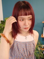 ヨー(Yoh-)&nbsp;【姫ウルフ/中里千尋】ボルドー/レイヤーウルフ/ウルフボブ/ボブ