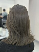 ノク 渋谷(nok) オリーブベージュカラー_オリーブベージュレイヤーカット