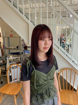 グリーン(green) ミディアムレイヤーカット