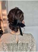 【シニヨン】結婚式/二次会/同窓会/銀座/有楽町/ヘア