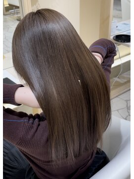 シアン 栄店(CYAN.) 髪質改善カラー×オリーブブラウン