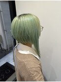 ホワイトグレージュ/デジタルパーマ/チェリーブラウン/船橋