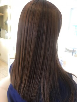 サロン ド コワフュールシェ トモ(salon de coiffure chez tomo)の写真/圧巻のハイクオリティな極上ストレート！“持続性・手触り・なめらかさ”の虜に♪リピーター続出★