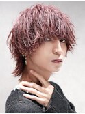 ラウンドウルフ/ツイストパーマ