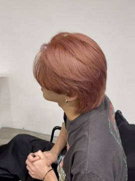 ニアウ 伊勢崎連取店(Niau) メンズマッシュウルフメンズカラーハイトーンカラー