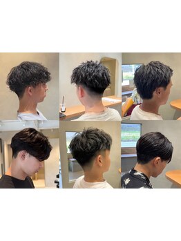 人気のトレンドスタイルからセットなしでもカッコよく決まるスタイルまでお客様に合わせたご提案☆