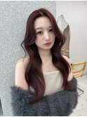 顔周りカット×韓国ヘア