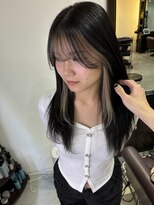 韓国風バング×フェイスフレーミング