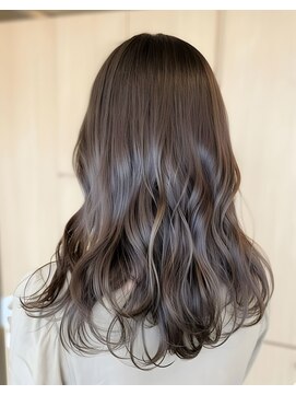 リエットヘアー 杢左店(Lie-et. hair) やわらか透け感グレージュウェーブ