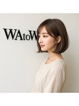 ワトワ 空堀店(WAtoWA) 大人ショートウルフ／丸みショート／イメチェン／30代40代50代
