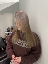 ミッシュバイアーバン(misch by urban.)&nbsp;ハイトーン/ルーツカラー/ハイ透明感カラー/ロングヘア