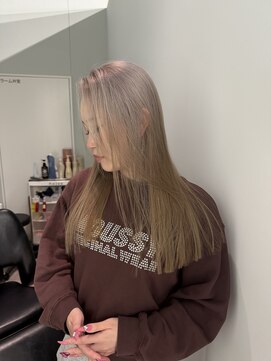 ミッシュバイアーバン(misch by urban.) ハイトーン/ルーツカラー/ハイ透明感カラー/ロングヘア