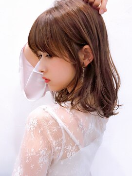 セイドット リー(Say. Ree) Say.ミディアムヘーゼルグレージュオリーブグレー暗めカラー青山