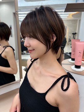 ロンドソレイユ 池袋(Lond soleil) グランマッシュ/細めハイライト/ショート/白髪/髪質改善/池袋