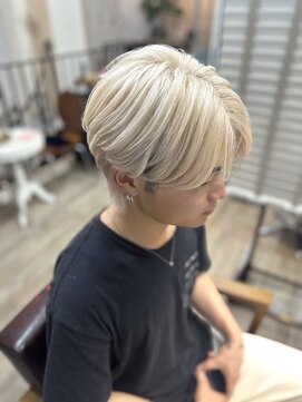 ラウラアンドロー(LAURA&RO) ダブルカラー/ケアブリーチ/インナーカラー/ベージュ【塚口】