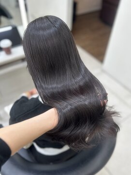 【Conomi】グレージュ ブリーチなしカラー 透明感カラー 艶髪