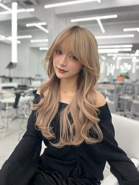 アマトウキョウ アユンチェ(AMA TOKYO×AYUNCHE) 韓国ヘア_ミルクティーベージュ