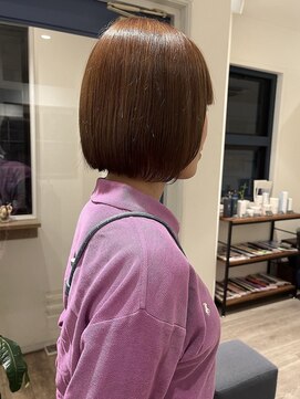 メルト 吉祥寺(melt) ボブオレンジベージュ人気吉祥寺ブリーチ無しこなれ20代10代