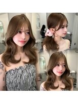 リッカ(LICCA)&nbsp;(licca内堀)レイヤーカット/くびれヘア/ベージュカラー