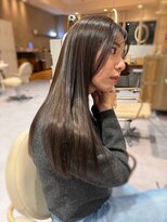 アトロ(Atoro)&nbsp;艶カラー/オリーブベージュ/赤み消しヘアカラー/レイヤーカット