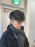 【朝楽にしたい方向け】メンズカット+パーマ