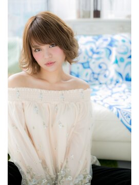 ジャスト ヘア アネックス 久里浜店(just hair ANNEX) 外ハネボブ #ボブ #学割U24