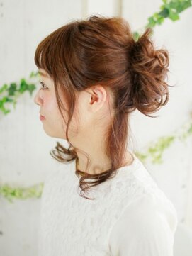 ヘアメイク ナル(hair make nalu) カジュアルスイートなアップスタイル