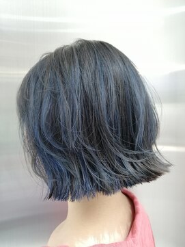 トニーアンドガイ 原宿店(TONI & GUY) ボブでもできるネイビーハイライト