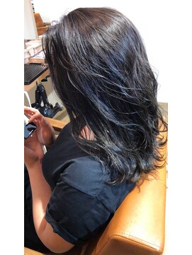 フラミューム(flammeum) ダークブルーロングスタイル