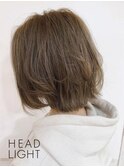 ベージュ×ショートボブ_SP20210204_束感ショート