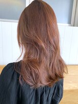 アルバム 銀座(ALBUM GINZA) アプリコットブラウン_カーキグレージュフェザーバング_ba355561