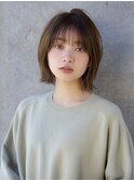 大人おしゃれ前髪あり外ハネボブ20代30代【AIN.表参道】川原大地