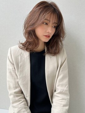 ソヨン 京都店(SOYON) 小顔ミディ　テラコッタ　大人かわいい