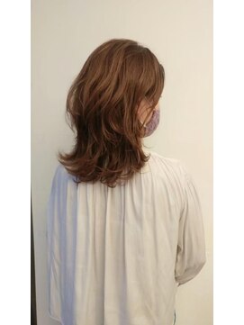 ブロッサム 東中野店 20代30代ナチュラルくびれボブ毛先パーマ肩ラインモテ髪