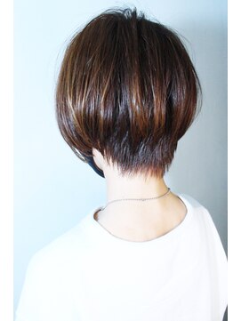 ニット 銀座(knit) 《knit銀座》大人可愛い20代30代40代ショートボブ丸み前下がり