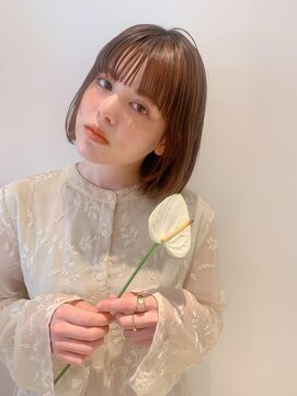 リッカ ミューク たまプラーザ(lycka mjuk) シースルーボブ