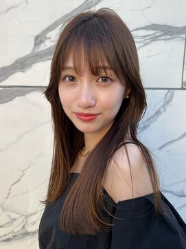 ティア(Tia.) (韓国風/くびれヘア/ロングヘア/前髪/サイドバング/小顔)