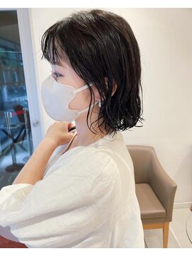 マージュ ギンザ(marju GINZA) 黒染めこそオススメのニュアンスパーマ ボブパーマ