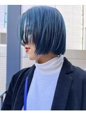 ハイトーン顔周りに合わせカット